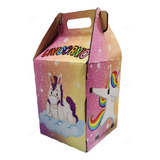 Cajitas Sorpresa De Cumpleaños Pack X 6 - Unicornio 