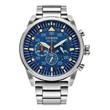 Citizen Reloj De Campo Con Cronógrafo Avion Eco-drive Weeken