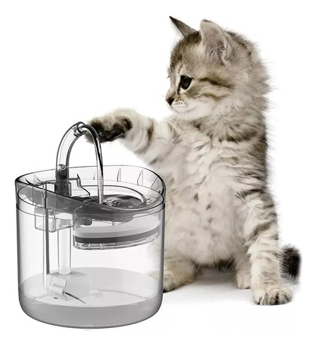 Fuente De Agua Para Mascotas Gatos Silencioso Automatico