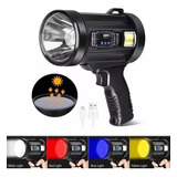 Linterna De Mano Led, Potente Foco.