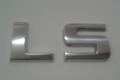 Emblema Ls De Silverado En Metal Pulido  Foto 3