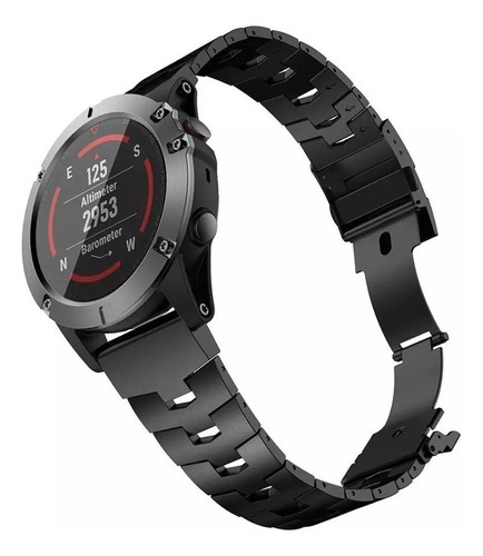 Correa De Metal De Titanio Para Garmin Fenix 5 6 7 22 Mm 26