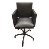 Sillon De Corte Peluqueria Barberia Base Negra Kit X 4