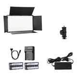 Iluminador De Led Painel U800+fonte+2bateria+carregador S