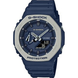 Reloj Casio G-shock Original Ga-2110et-2a Original Color De La Correa Azul Marino