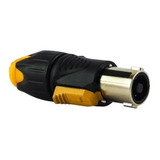 Plug Speakon 4v Macho Profissional Ponta Metalica