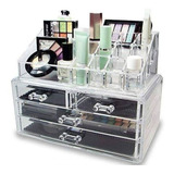 Organizador Caja Maquillaje Cosmeticos X3 Cajones X1 Exhibid