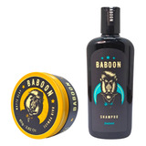 Kit Baboon Matte Clay Pomada + Shampoo Baboon