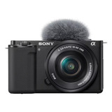  Sony Alpha Kit Zv-e10 + Lente 16-50mm F/3.5-5.6 Oss - Nfe