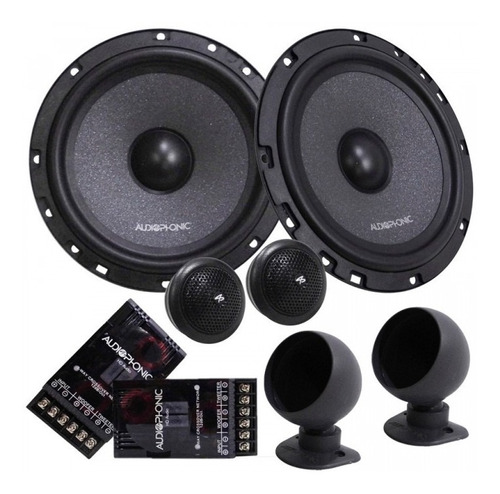 Kit Alto Falante 2 Vias Audiophonic Kc 6.3  6 Polegadas 160w