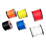 Carrete Cable Automotriz Plastico Calibre 14 30 Mts Colores