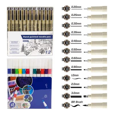 Estilografo Manga Bosquej Vien Con Marcador 24pzs | MercadoLibre