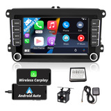 2din 7 Pulgadas Android 10.0 Radio Estéreo De Coche For Vw