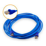 Cabo De Rede 8m Cat6 Furukawa Rj45 Azul Gigabit S. Veloz