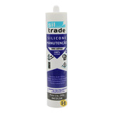 Silicone Sil Trade 280g Rtv Para Aquários Sem Fungicida Cor Incolor