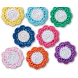 Carpeta Crochet Mini 10 Cm Hecha A Mano Portavasos