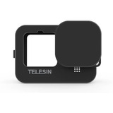 Capa Silicone Gopro Hero 9 10 Black + Cordão + Tampa Telesin