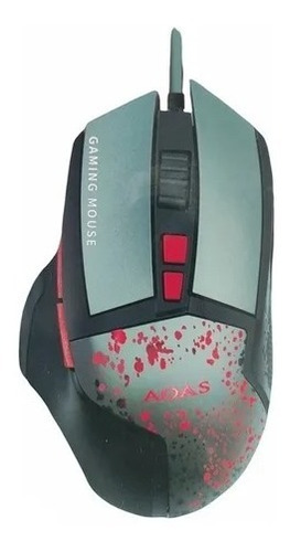 Mouse Gamer K80 Rgb 7 Botones Metálico Alámbrico