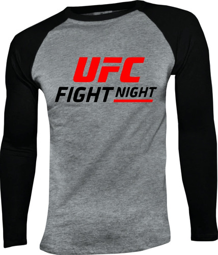 Camiseta Ufc Manga Larga Camibuso 