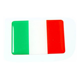 Par Emblemas Adesivos Resinado Fiat Bandeira Italia Rs14 Fgc