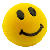 Estuche Caja Para Anillo Carita Feliz De Pana Emoji Color Amarillo