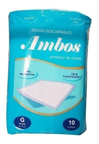 Zaleas Descartables Ambos 3 Packs X 10 Unidades