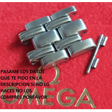 2 Originales Eslabones Omega Seamaster 14.5mm De Mujer Diver