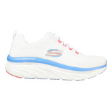 Tenis Lifestyle Skechers D'lux Walker Fresh Finesse - Blanco