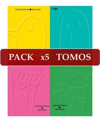 Manga Oyasumi Punpun - Pack X 5 Tomos A Elección - Ivrea