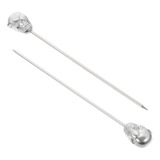 Palillos De Dientes Garnish Picks Con Forma De Calavera Para