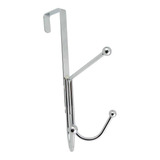 Cabide Para Porta Triplo 19,5cm Em Metal Gancho Triplo