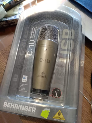 Micrófono Usb Behringer C1u  Condensador Cardioide 