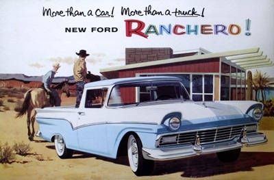Poster Carteles Antiguos Chapa 60x40cm Ford Ranchero Au-102