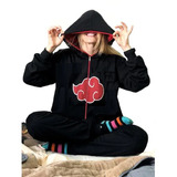 Pijama Kigurumi Anime Naruto Akatsuki Plush + Brinde