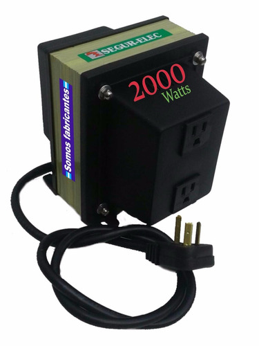 Transformador 110v-120v 50-60hz 2000w Artefactos Usa 