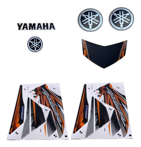 Kit De Adesivos Xtz250 Lander 2016 - Moto Branca