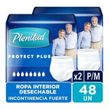 Ropa Interior Desechable Plenitud Inc. Fuerte. Talla P/m 48u