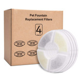 4 Pack Filtro Para Bebedouro Gato Newpet Healthy Cat 