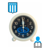 Reloj Despertador Racing Club Oficiales Para Regalar/se Y+++