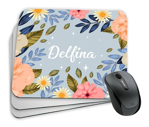 Mouse Pad Personalizado Con Nombre, Foto, Frase, Logo