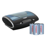 Tenergy - Pilas D Recargables Y Cargador Inteligente Lcd T96