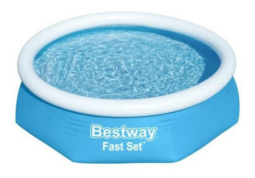 Pileta Familiar Redonda Bestway Fast Set 1880 Litros Verano