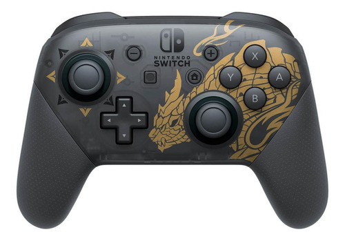 Controle Joystick Sem Fio Nintendo Switch Pro Controller Japon Monster Hunter Rise Edition