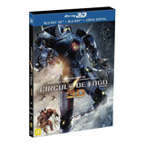 Blu-ray 3d + 2d + Digital Círculo De Fogo - Luva & Lacrado