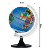 Globo Terrestre Político Gênio 21cm Libreria