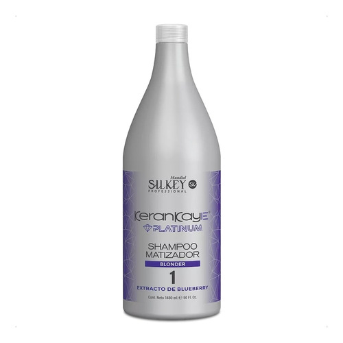 Silkey Kerankaye Platimun Shampoo Matizador 1 Blonder 1480ml