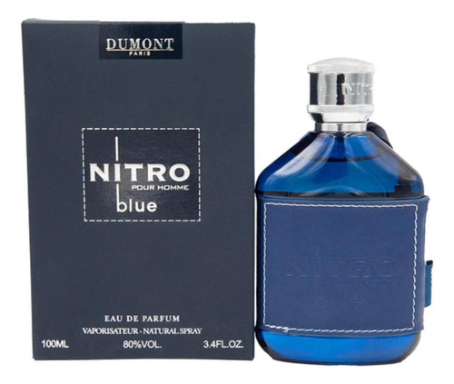 Perfume Dumont Nitro Blue Edp 100ml Hombre-100%original