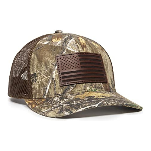 Gorra Camuflada Con Bandera Americana