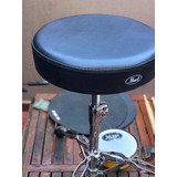 Banqueta Pearl Como Nueva Más Accesorios De Percusión