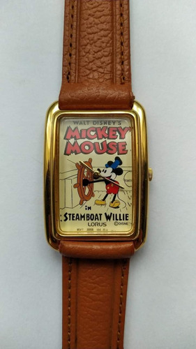 Reloj Lorus De Mickey Mouse Unisex De Steamboat Willie